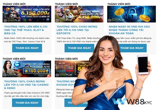 Hướng Dẫn Đăng Ký W88 An Toàn - Nhận Ngay 90K Miễn Phí Cực Đã 2026 3 Danh sách ưu đãi khủng dành cho thành viên mới đăng ký W88 Diler