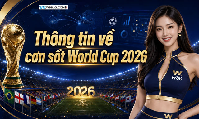 Cập Nhật Thông Tin Về Cơn Sốt World Cup 2026 Tại W88 Diler 1 Thông tin về cơn sốt World Cup 2026